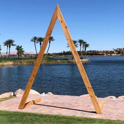 Wooden Triangle Arch